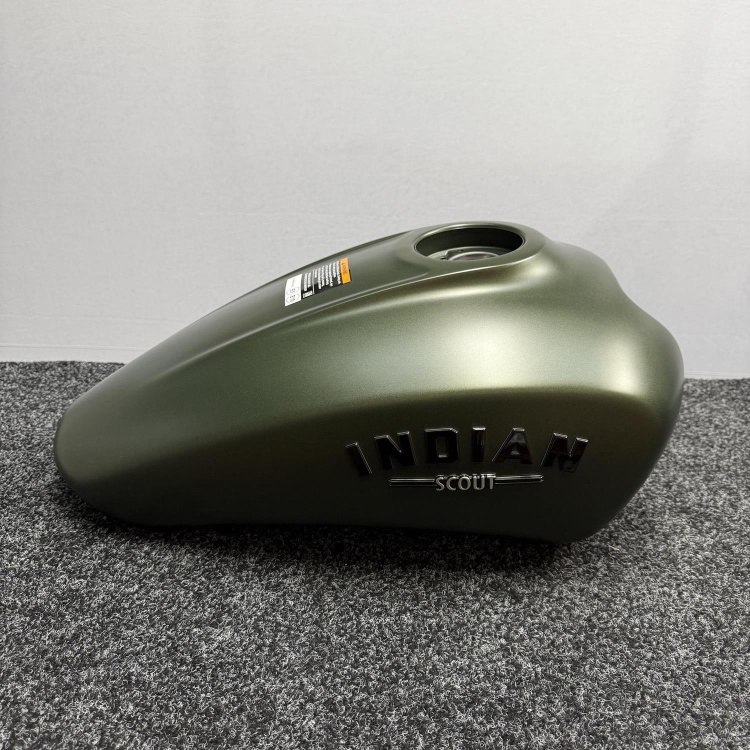 Indian Scout Bobber / Rogue Fuel Tank In Sage Brush Green Smoke